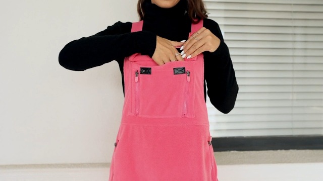 Amazon.com: BTCOW Womens Fleece Overalls Ladies Bib Loose Casual